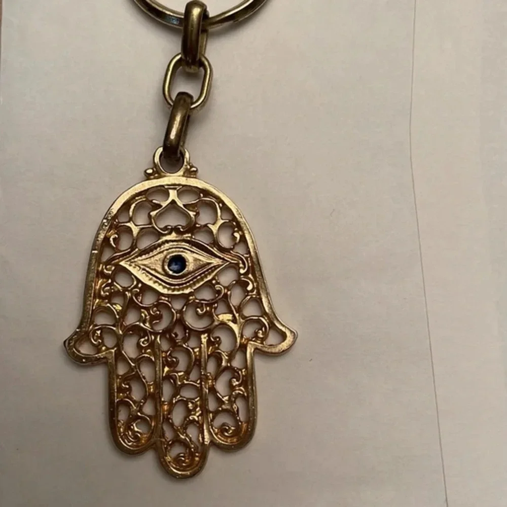 Evil Eye Hamsa Keychain 🧿